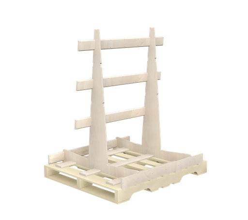 [SGP100.8.110/2.US] Pallet Transport Rack SGP100.110 (Extensive Use, 2 Montantes)