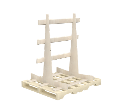 [SGP100.6.110/2.US] Pallet Transport Rack SGP100.110.6 (6, 2 Uprights)