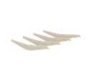 Cantilever bracket set of 4