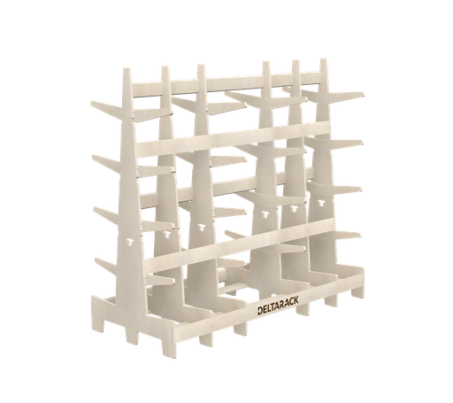 [CR80.180.4CBS.US] Cantilever Transport Rack - CR80.180 (8, 6 Uprights, 16, 59")