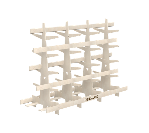 [CR80.240.4CBS.US] Cantilever Transport Rack - CR80.240 (8, 4 Uprights, 59", 16)
