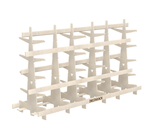 [CR80.300.4CBS.US] Cantilever Transport Rack - CR80.300 (8, 6 Uprights, 16, 59")