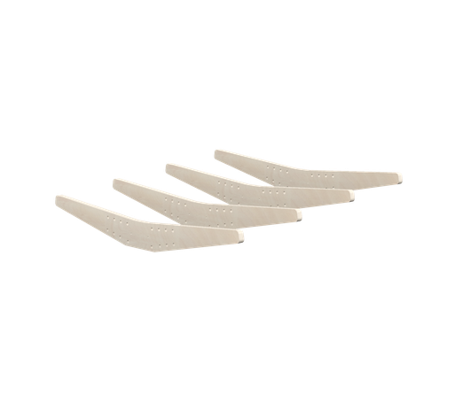 [CS75 Set (4).US] Soporte voladizo, juego de 4